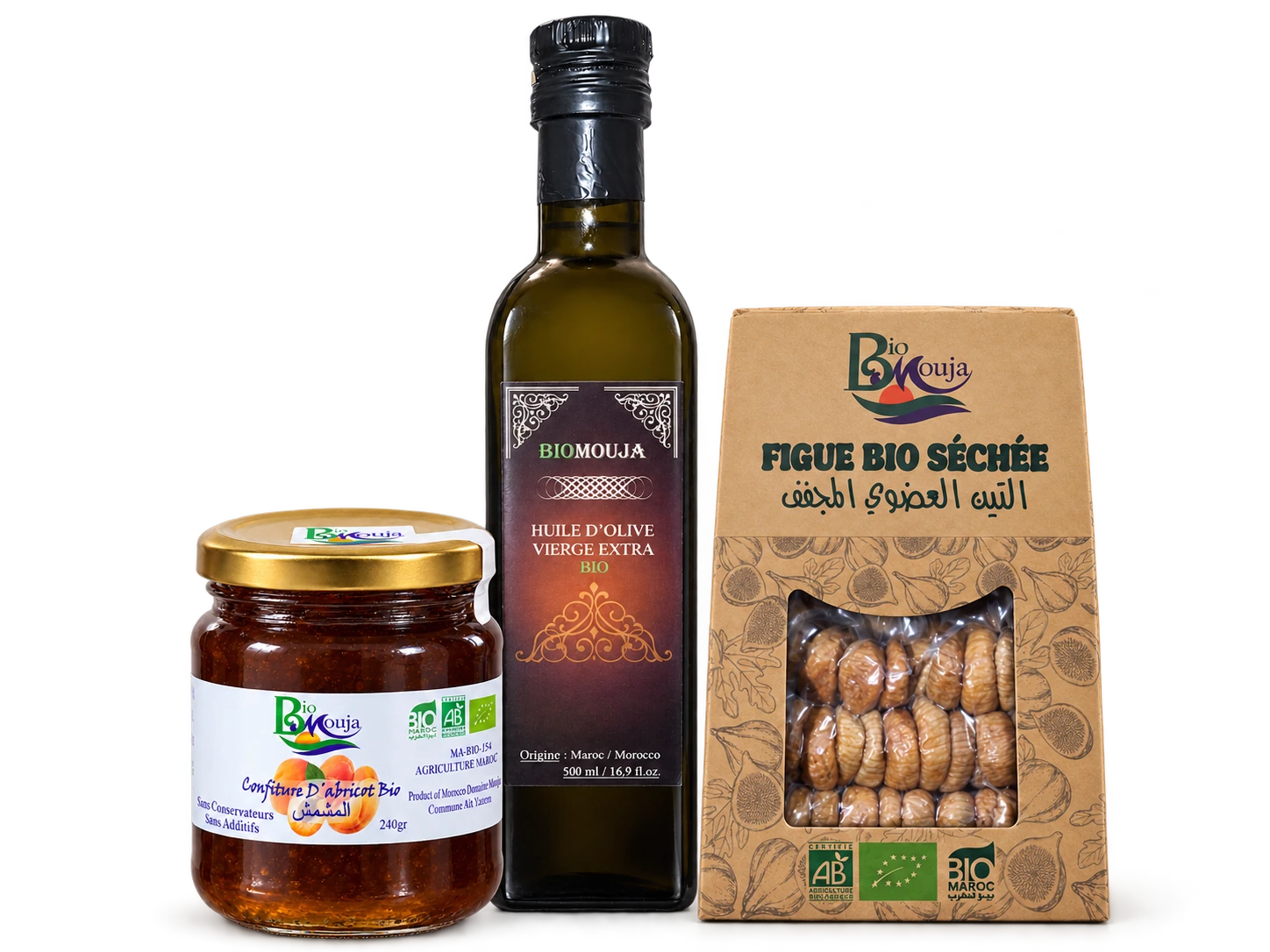 Confiture, huile d’olive et figues BioMouja
